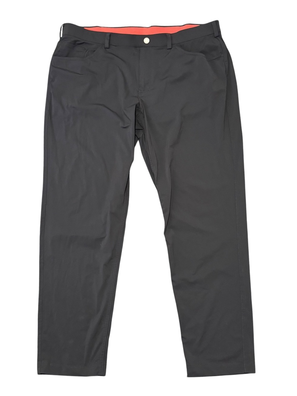 Redvanly Pants Mens 2XL Black Stretch Golf Chino Lightweight Tapered XXL 30”